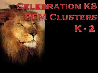 Celebration K8 SEM Clusters