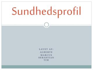 Sundhedsprofil