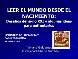 Viviana Galdames Universidad Alberto Hurtado