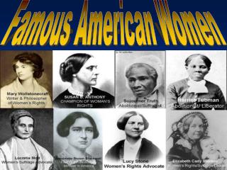 Famous American Women