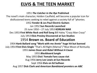 Elvis and Rockabilly