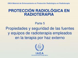 PROTECCIÓN RADIOLÓGICA EN RADIOTERAPIA