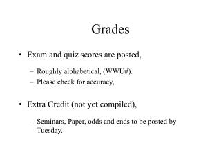 Grades