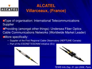 ALCATEL Villarceaux, (France)