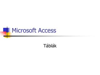 Microsoft Access