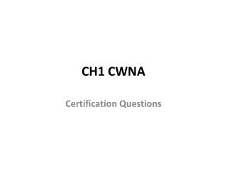CH1 CWNA