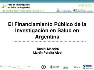 El Financiamiento Público de la Investigación en Salud en Argentina