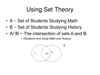 Using Set Theory