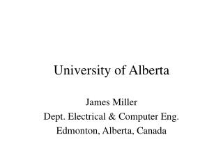 University of Alberta