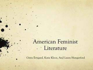 American Feminist Literature