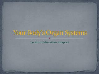 Your Body’s Organ Systems