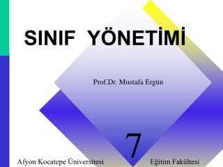 SINIF YÖNETİMİ