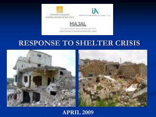 RESPONSE TO SHELTER CRISIS