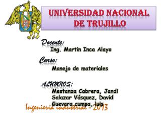 Universidad nacional de Trujillo