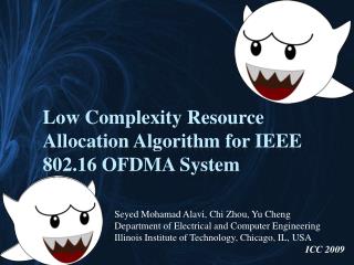 Low Complexity Resource Allocation Algorithm for IEEE 802.16 OFDMA System