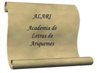 ALARI Academia de Letras de Ariquemes