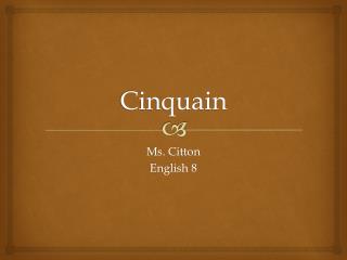 Cinquain