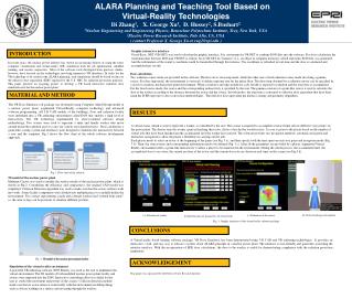 ALARA Planning and Teaching Tool Based on Virtual-Reality Technologies