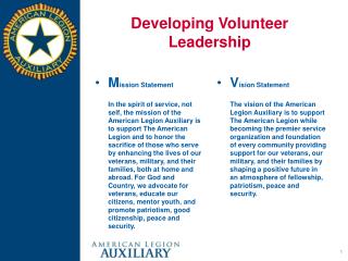 Developing Volunteer Leadership