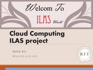 Cloud Computing ILAS project