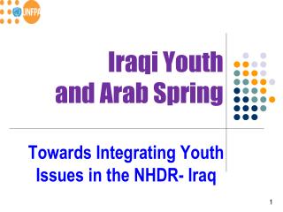 Iraqi Youth and Arab Spring