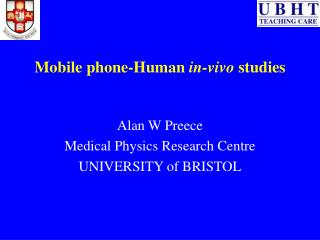 Mobile phone-Human in-vivo studies