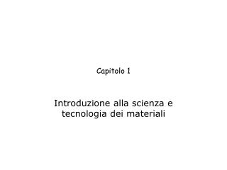 Capitolo 1