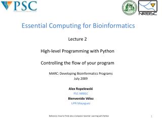 Essential Computing for Bioinformatics