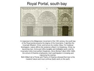 Royal Portal, south bay