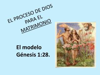 EL PROCESO DE DIOS PARA EL MATRIMONIO