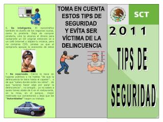 TIPS DE SEGURIDAD