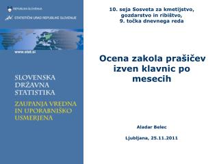 Vsebina Direktiva (EC)1165/2008 o statistiki živinoreje in mesa