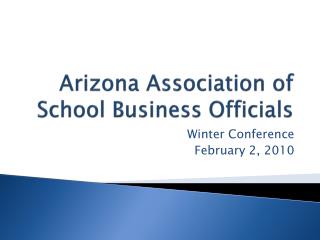 Arizona Association of School Business Officials