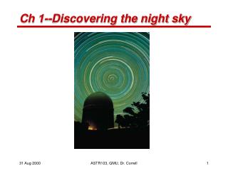Ch 1--Discovering the night sky