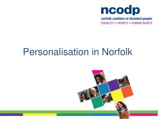 Personalisation in Norfolk