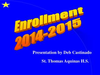 Enrollment 2014-2015