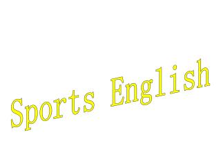 Sports English