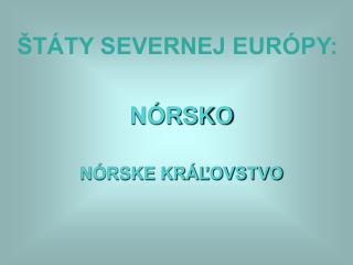 NÓRSKO