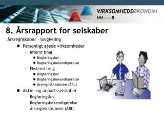 8. Årsrapport for selskaber