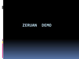 Zeruan Demo