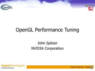 OpenGL Performance Tuning