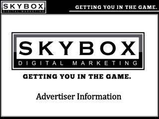 Advertiser Information