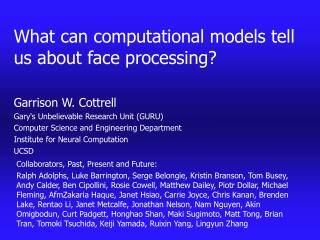 What can computational models tell us about face processing?