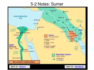 5-2 Notes: Sumer