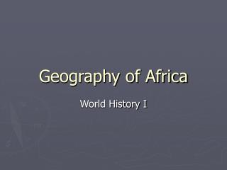 Geography of Africa