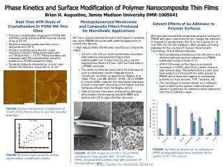 Phase Kinetics and Surface Modification of Polymer Nanocomposite Thin Films