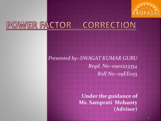 POWER FACTOR CORRECTION