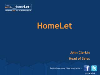 HomeLet John Clerkin Head of Sales