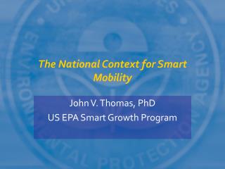 The National Context for Smart Mobility