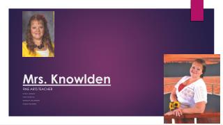 Mrs. Knowlden